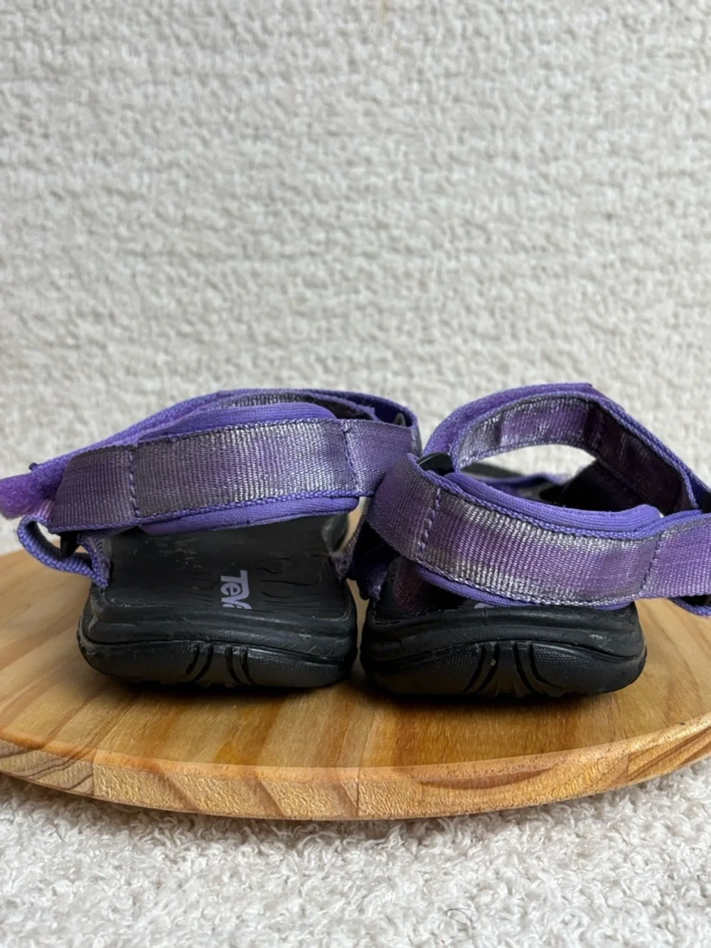 Teva Sandals Womens 7 Purple Black Hurricane 3 Strappy Open Toe Sport Shoe
